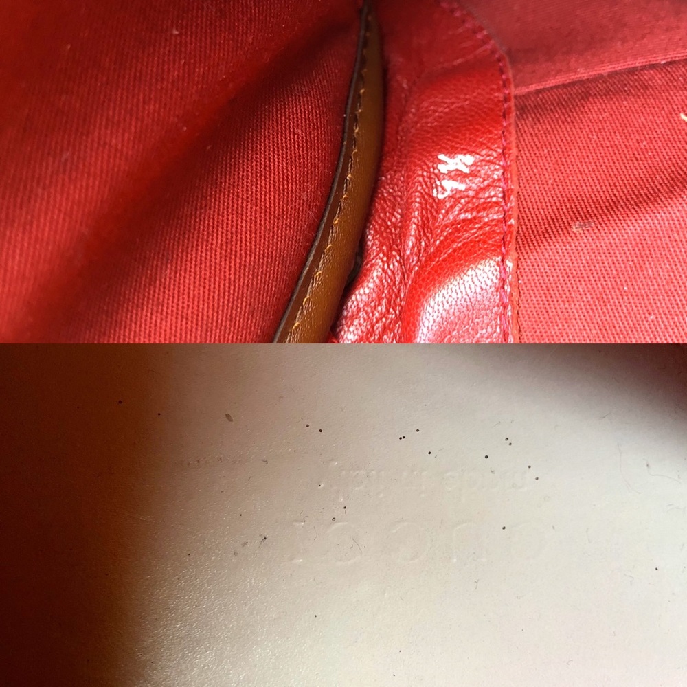 Gucci High Top Red Nylon Guccisima Sneakers 9.5 - Picture 6 of 7